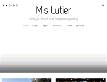 Tablet Screenshot of mislutier.com